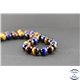 Perles en oeil de tigre - Ronde/12 mm - Grade A