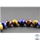 Perles en oeil de tigre - Ronde/12 mm - Grade A