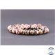 Perles facettées en rhodonite - Ronde/8 mm