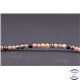 Perles en rhodonite - Ronde/3 mm