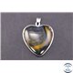 Pendentifs en oeil de tigre - Coeur/36 mm