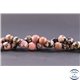 Perles facettées en rhodonite - Ronde/10 mm