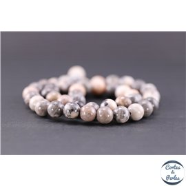 Perles en jaspe rose - Rondes/8.5mm