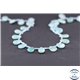 Perles facettées en amazonite - Gouttes/13mm