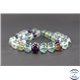 Perles en fluorite - Ronde/10 mm - Grade A