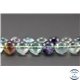 Perles en fluorite - Ronde/10 mm - Grade A