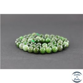 Perles en jade néphrite du Canada - Rondes/8mm