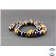 Perles en oeil de tigre - Ronde/10 mm - Grade A