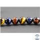 Perles en oeil de tigre - Ronde/10 mm - Grade A