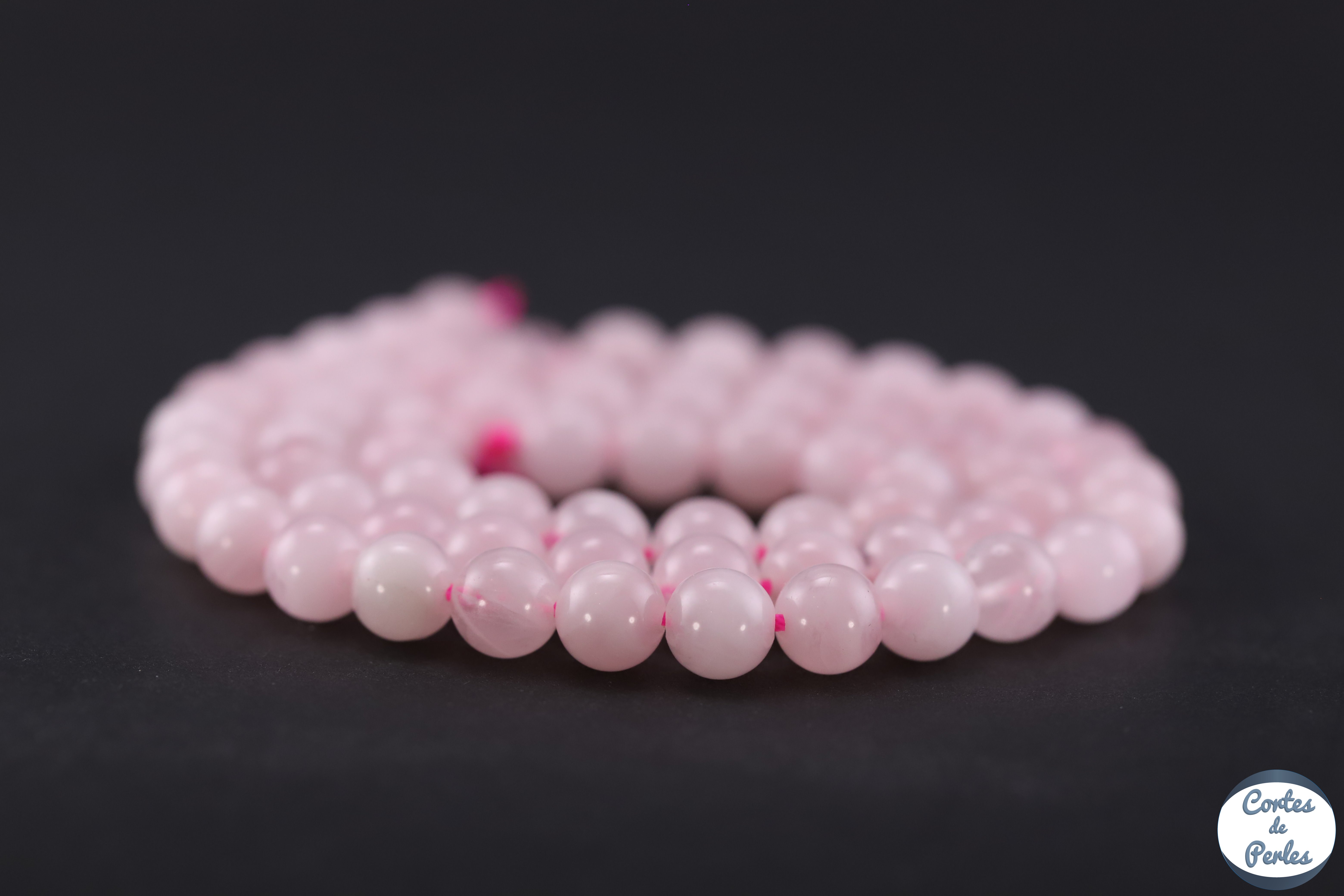 Perles Rondes En Quartz Rose Violet Naturel De Madagascar - Tailles 6mm, 8mm, 10mm - Bearbeads