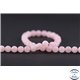 Perles en quartz rose de Madagascar - Ronde/6 mm - Grade AB