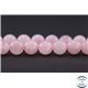 Perles en quartz rose de Madagascar - Ronde/6 mm - Grade AB