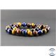 Perles en oeil de tigre - Ronde/12 mm - Grade A