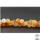 Perles en cornaline - Ronde/10 mm