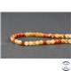 Perles en cornaline - Rondes/4 mm