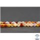 Perles en cornaline - Rondes/4 mm