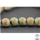 Perles dépolies en unakite - Ronde/12 mm