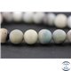 Perles dépolies en amazonite - Ronde/12 mm