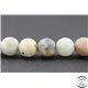 Perles dépolies en amazonite - Ronde/12 mm