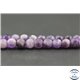 Perles dépolies en améthyste - Rondes/6mm - Grade B
