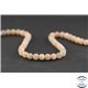 Perles dépolies en pierre de Soleil - Rondes/6mm - Grade A