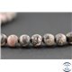 Perles dépolies en rhodonite - Ronde/10 mm