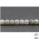 Perles dépolies en labradorite - Ronde/6 mm