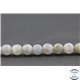 Perles dépolies en labradorite - Ronde/6 mm