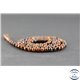Perles facettées en obsidienne acajou - Ronde/4 mm