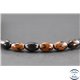 Perles en obsidienne acajou - Olive/6 mm