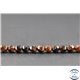 Perles facettées en obsidienne acajou - Pépite/6 mm