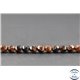 Perles facettées en obsidienne acajou - Pépite/6 mm