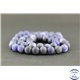 Perles dépolies en sodalite - Ronde/8 mm - Grade A