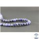 Perles dépolies en sodalite - Ronde/6 mm - Grade A