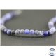 Perles dépolies en sodalite - Ronde/4 mm - Grade A