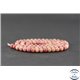 Perles dépolies en rhodonite - Ronde/4 mm