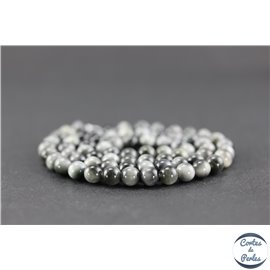 Perles en oeil d'aigle - Rondes/6mm - Grade A