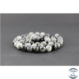 Perles en oeil d'aigle - Rondes/8mm - Grade A