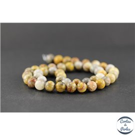 Perles en agate crazy - Rondes/8mm