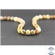 Perles en agate crazy - Ronde/8 mm