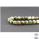 Perles facettées en jaspe rhyolite - Rondes/10 mm