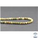 Perles facettées en jaspe rhyolite - Rondes/4 mm