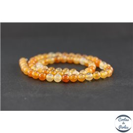 Perles en cornaline - Rondes/6mm