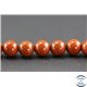Perles en jaspe rouge - Rondes/10 mm - Grade A