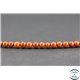 Perles en jaspe rouge - Rondes/4 mm - Grade A