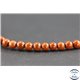 Perles en jaspe rouge - Rondes/4 mm - Grade A
