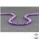 Perles en améthyste - Rondes/6 mm - Grade AA