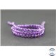 Perles en améthyste - Rondes/4 mm - Grade AA+