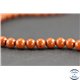 Perles en jaspe rouge - Rondes/6 mm - Grade A