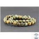 Perles en jaspe rhyolite - Rondes/10 mm